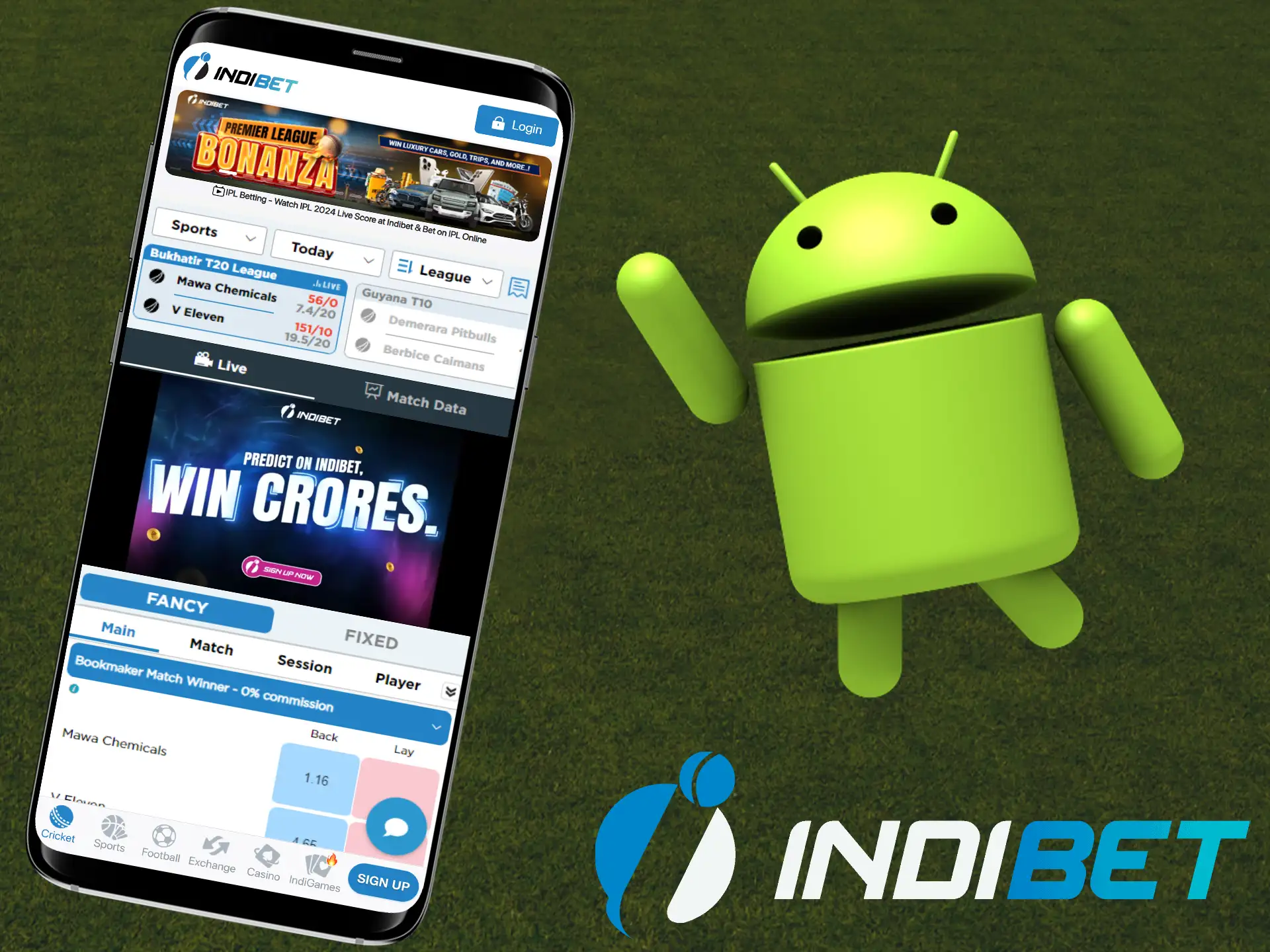 Learn how to install the Indibet app for Android.