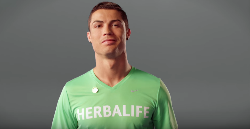 Cristiano Ronaldo CR7 Brand endorsements ads tvc sponsors partnerships ambassador  Herbalife