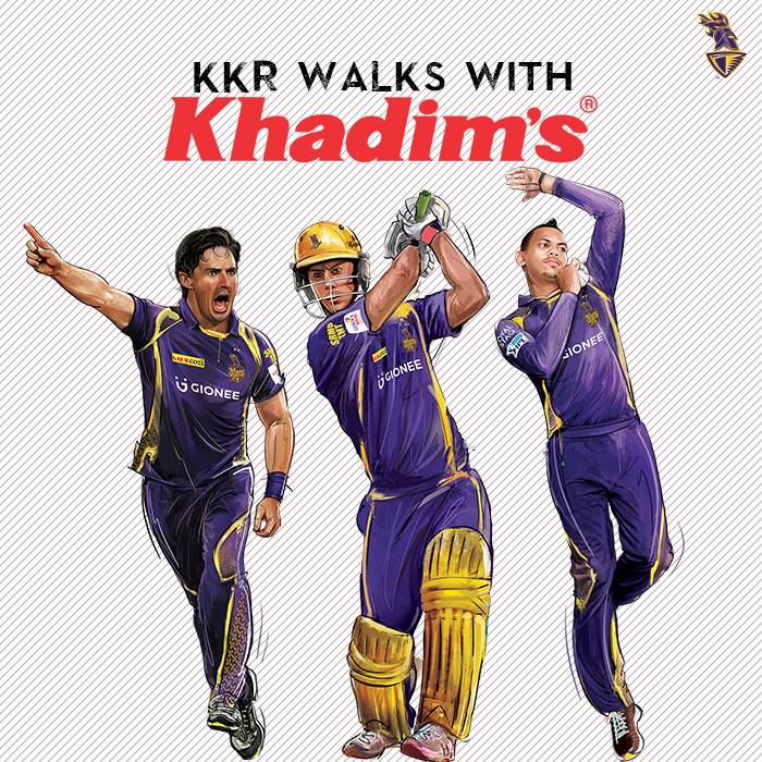 Kolkatta Knight Riders Official Sponsor Partner List 2018 Brands Endorsements Khadim