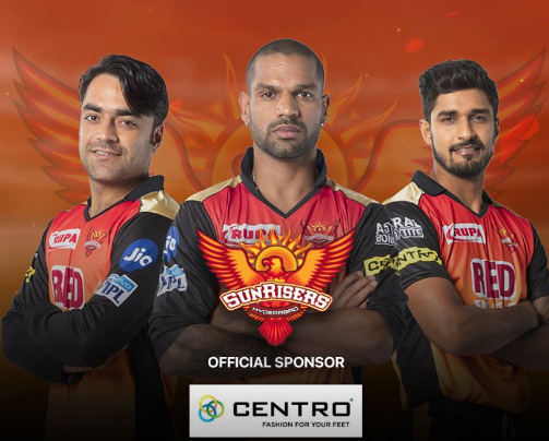 Sunrisers Hyderabad SRH Sponsors Logos Jerseys Brand Endorsements Partners Sponsorship Centro