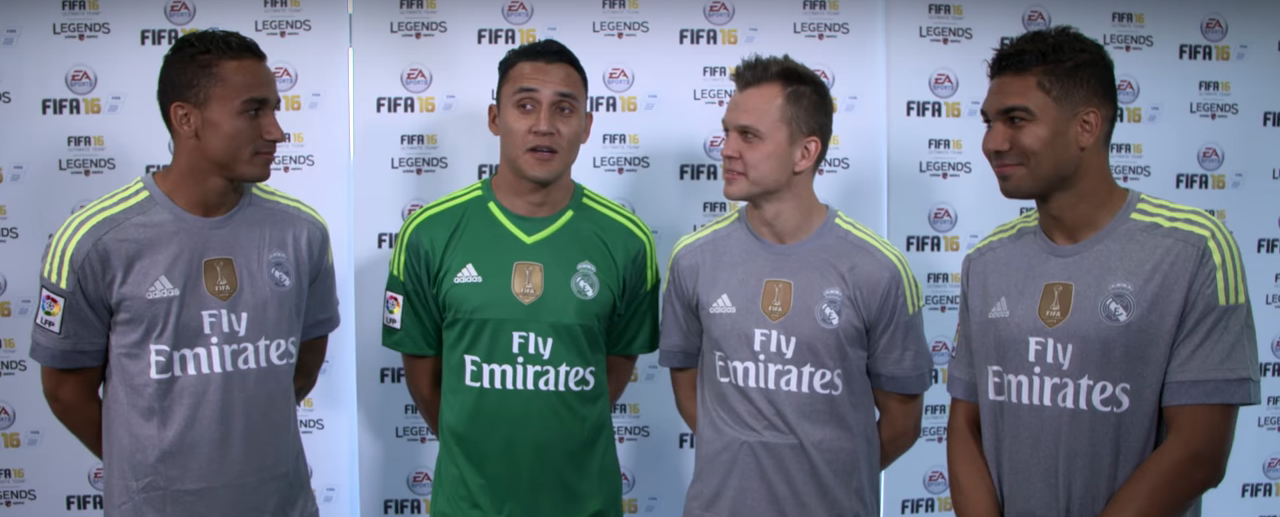 Real Madrid CF Offical Sponsorships Partners Brand Tie Ups Advertising Marketing EA Sports
