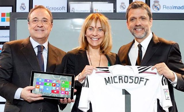 Real Madrid CF Offical Sponsorships Partners Brand Tie Ups Advertising Marketing Microsoft