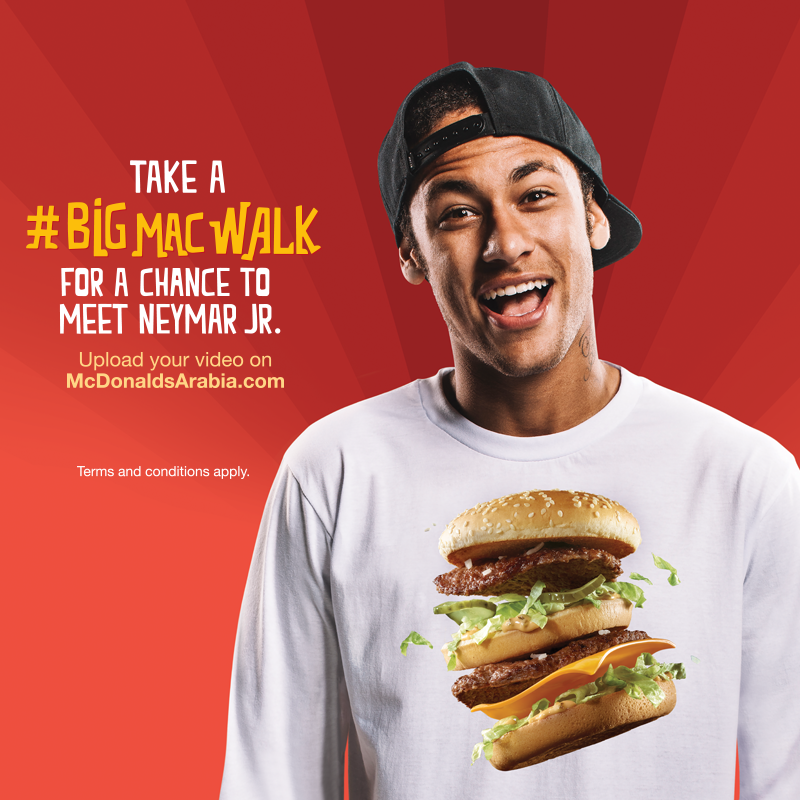 Neymar Jr. Brand Endorsement Deals Promotions Ambassador TVC Advertising Sponsorship Partnership McDonald's