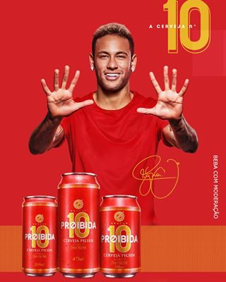 Neymar Jr. Brand Endorsement Deals Promotions Ambassador TVC Advertising Sponsorship Partnership Proibida