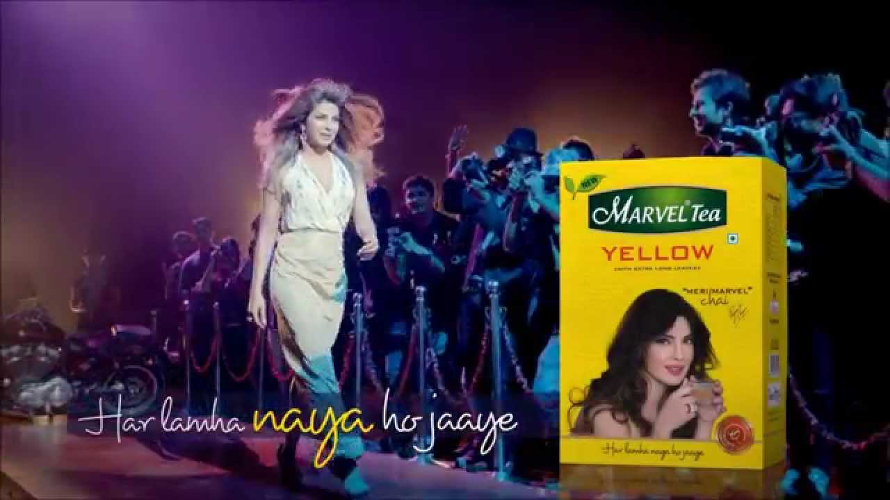 Priyanka Chopra Advertisements Endorsements Commercials TVCs Ad Films Advertising Marketing Promotions Brand Value Marvel Tea