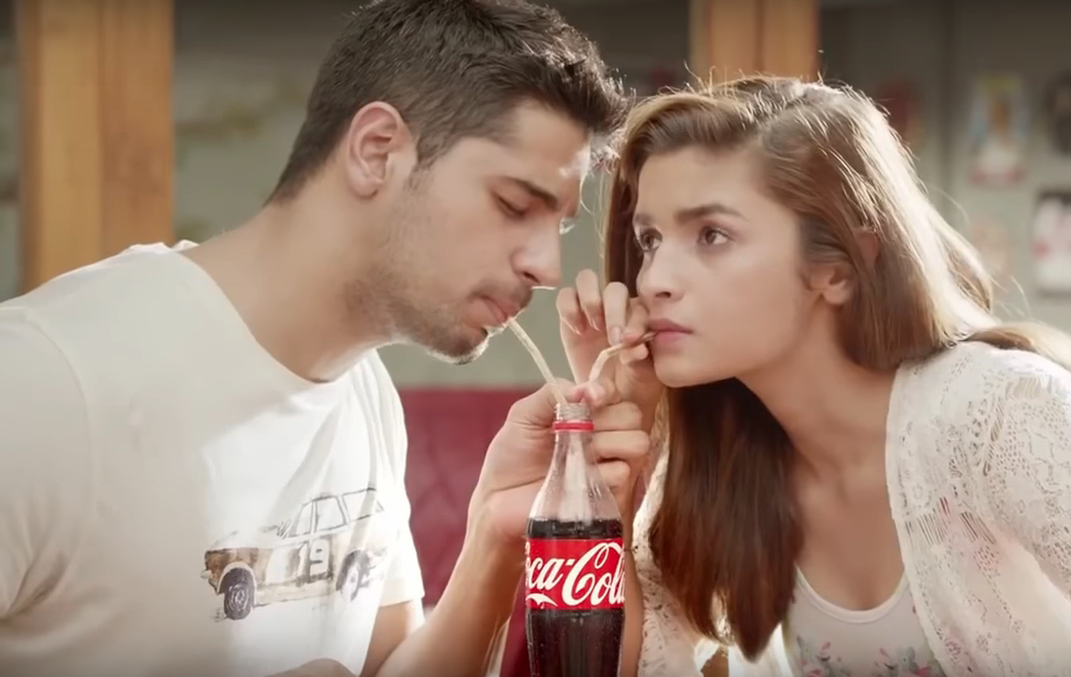 Sidharth Malhotra brand endorsements list ambassador TVCs advertisements Coca-Cola