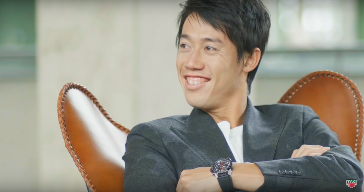 Wrist Watch Brands Endorsed Promoted advertised by tennis stars players Kei Nishikori Tag Heuer