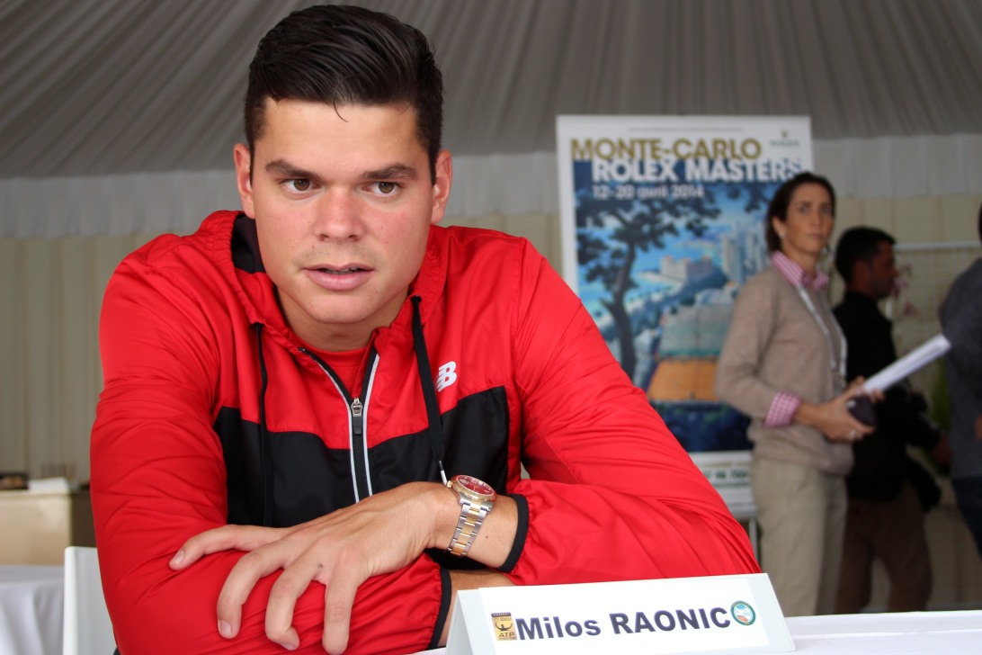 Wrist Watch Brands Endorsed Promoted advertised by tennis stars players Milos Raonic - Rolex