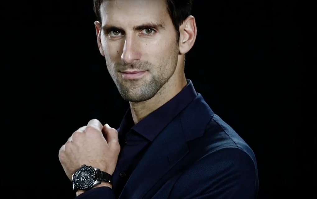 Wrist Watch Brands Endorsed Promoted advertised by tennis stars players Novak Djokovic - Seiko Astron