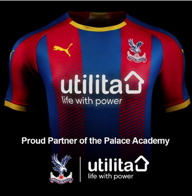 Crystal Palace Sponsors Partners Brand Associations Advertisements Logos Partnerships Investors Utilita