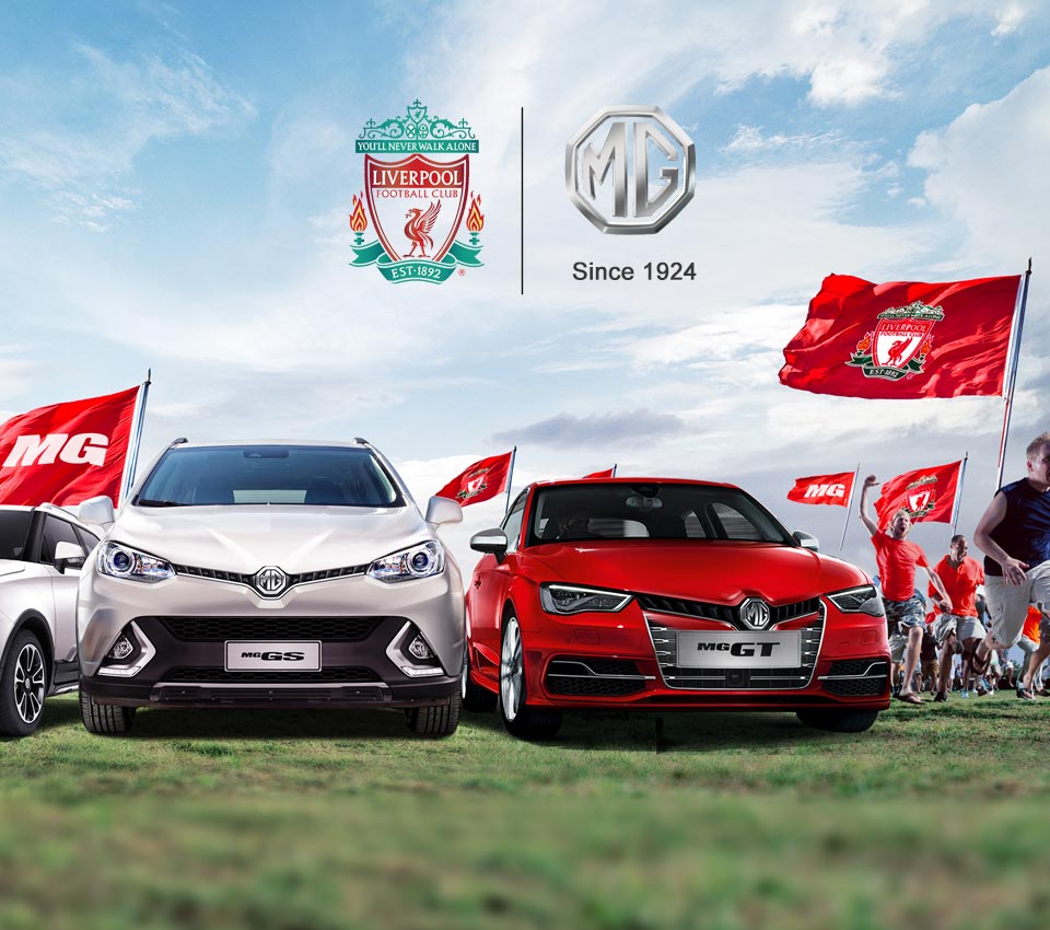 Liverpool Sponsors Partners brand associations advertisements logos ads MG