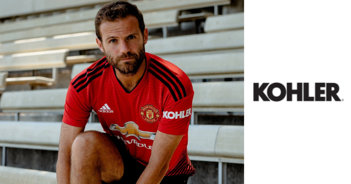 Manchester United Sleeve Sponsor Kohler