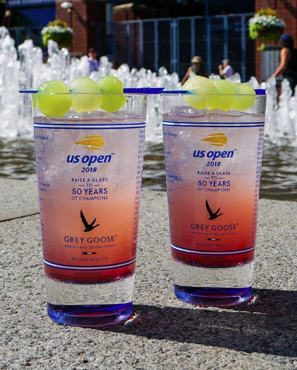 US Open Tennis Grand Slam Sponsors Partners Advertisements Logos Suppliers Grey Goose