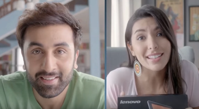 Ranbir Kapoor Brand Ambassador Brand Endorsements Advertisements Ads TVC Promotions Associations Ranbeer Lenovo mobiles and tablets