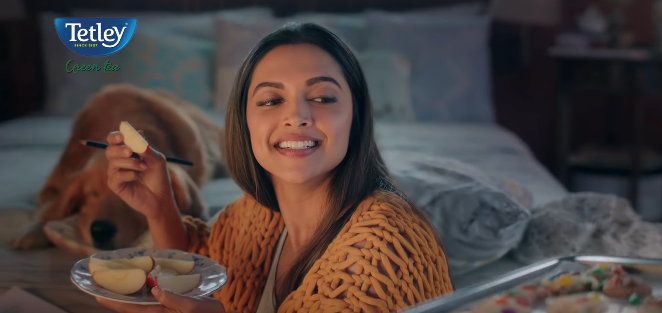 Deepika Padukone Brand Ambassador Endorsements Advertisements TVCs Marketing Ad films Tetley Green Tea