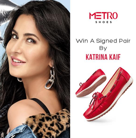 Katrina Kaif Brand Ambassador Brand Endorsements List Promotions TVC Advertisements Metro Shoes
