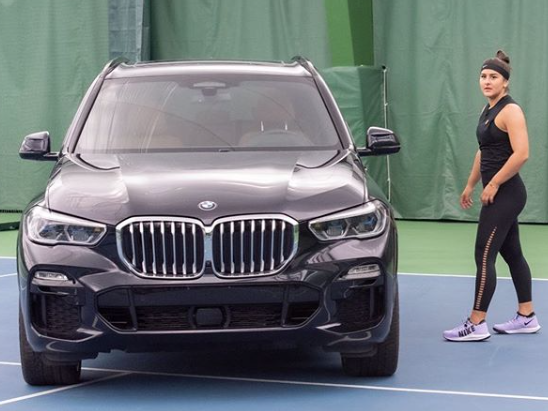 Bianca Vanessa Andreescu Brand Ambassador Endorsements Sponsors List Advertising Partner Commercials TVCs BMW Car