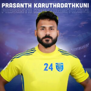 Kerala Blasters Squad 2021-2022 - Prasanth Karuthadathkuni