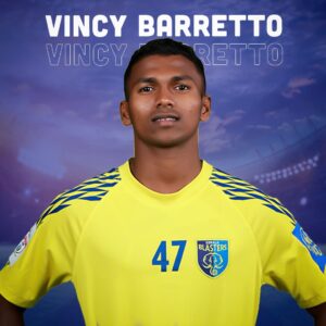 Kerala Blasters Squad 2021-2022 - Vincy Barretto