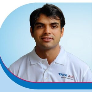 Neeraj Chopra's brand endorsements - TATA AIA