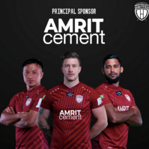 NorthEast United FC Sponsors 2021-22 : Amrit Cement
