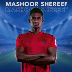 NorthEast United Squad - Mashoor Shereef