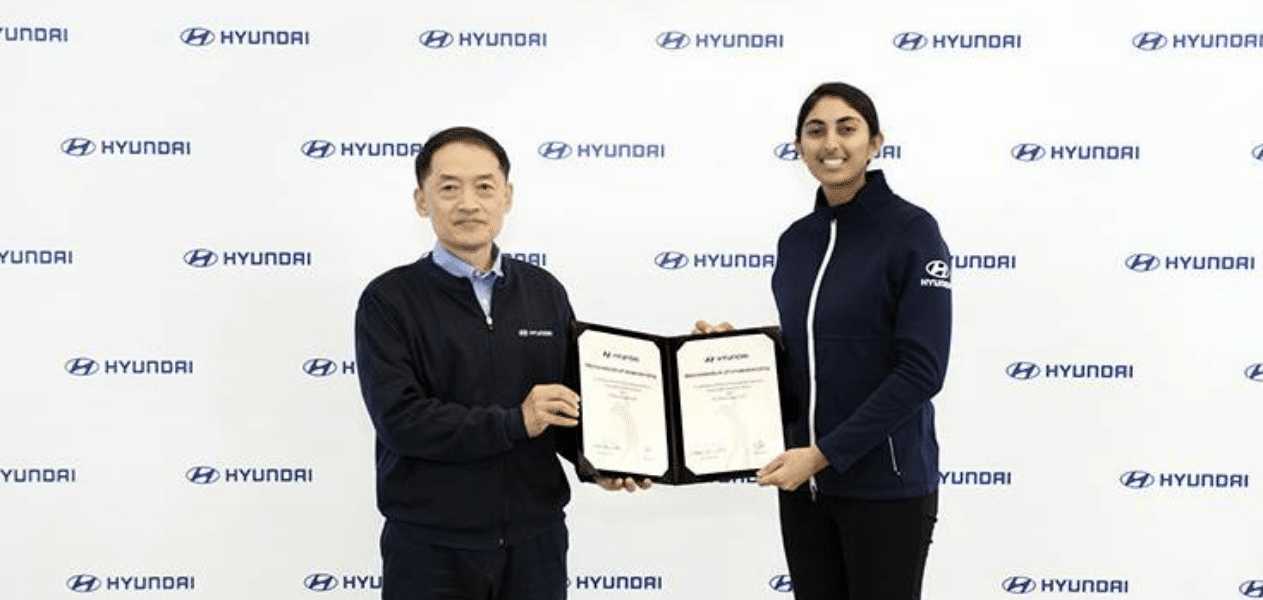  Hyundai Motors sign Aditi Ashok as Brand Ambassador