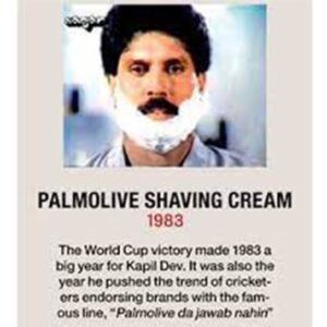 Kapil Dev in Palmolive Shaving Cream ad
