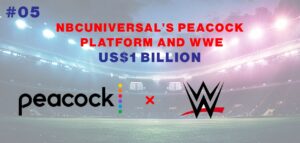 NBCUniversal's Peacock platform and WWE (US$1 billion)