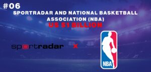 The NBA and Sportradar (US$1 billion)