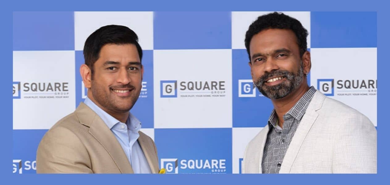 MS Dhoni partners with G Square Housing