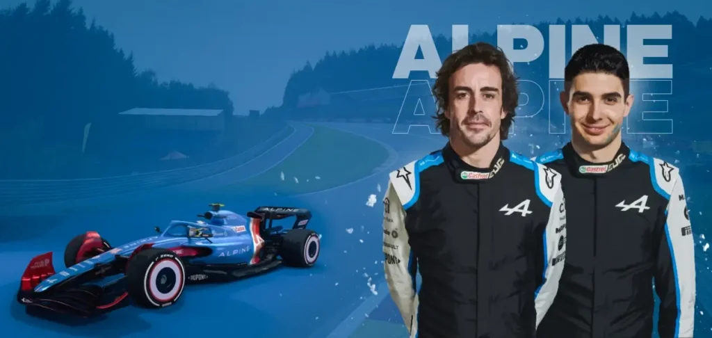 Formula One 2022 Team Sponsors: Alpine