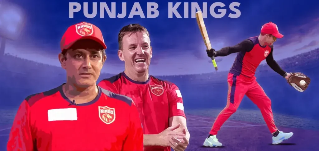 Punjab Kings - Anil Kumble, Jonty Rhodes, Damien Wright