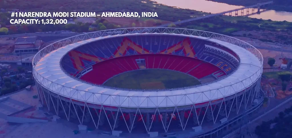 #1 Narendra Modi Stadium – Ahmedabad, India 