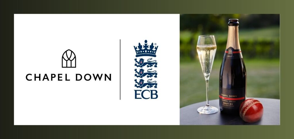 Chapel Down Official Sparkling Wine of the ECB.
