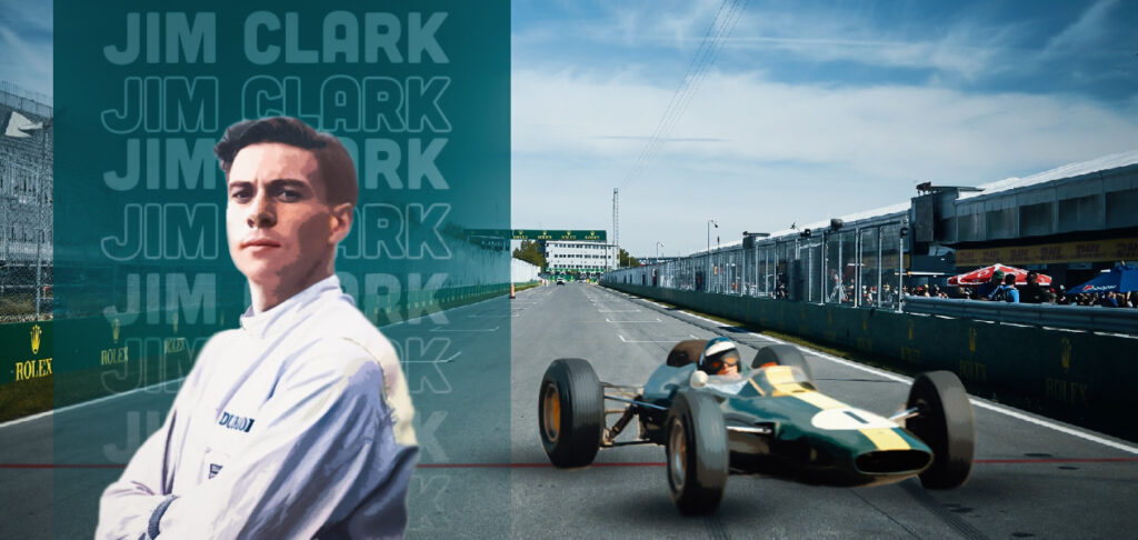 F1 Driver with Eight Grand Slams - Jim Clark 