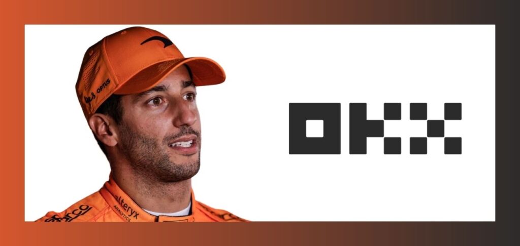 Daniel Ricciardo signs deal with OKX