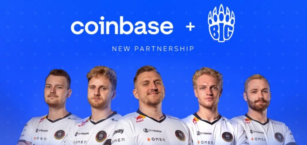 BIG ink Coinbase partnership