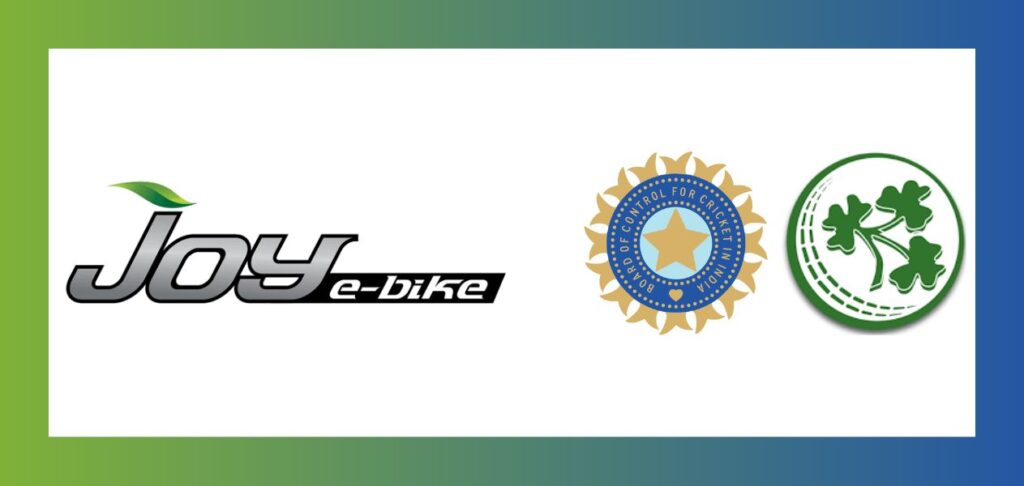 Joy E-Bike announced as sponsor for India's tour of Ireland