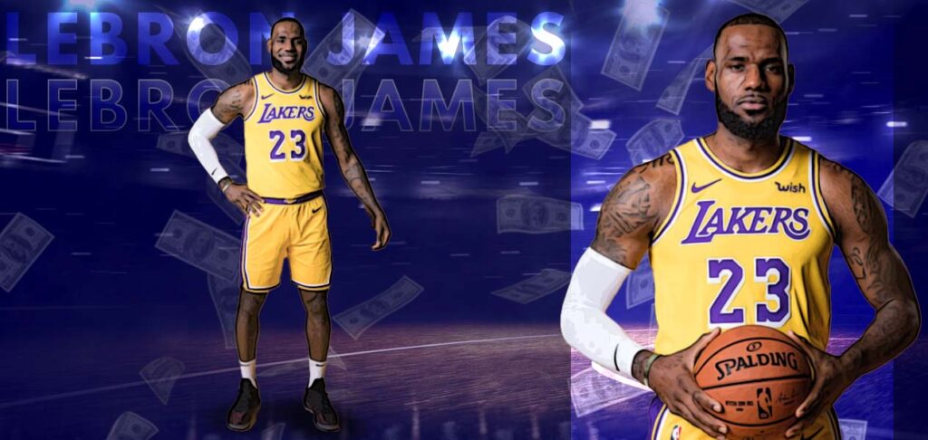 Highest paid NBA players in 2022 
1. LeBron James (US$126.9 million)