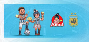 Amul teams up with the Argentina football team