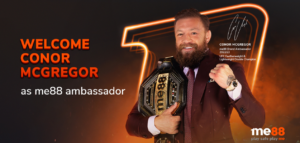 Conor McGregor becomes Brand Ambassador of me88 in Southeast Asia