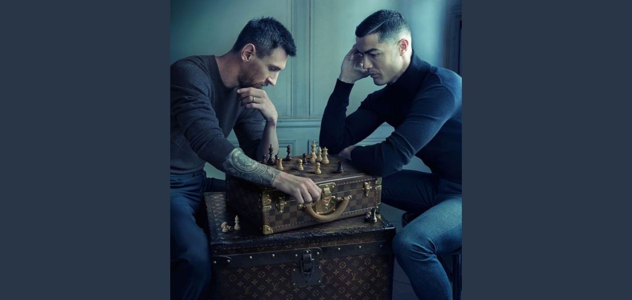Louis Vuitton brings together Messi and Ronaldo for their latest campaign