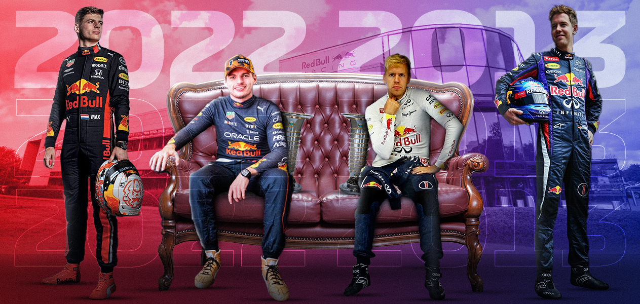2022’s Max Verstappen 2022 vs 2013’s Sebastian Vettel