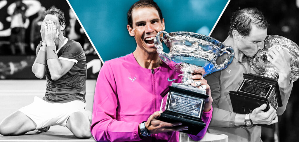 Nadal coming from behind to win Australian Open