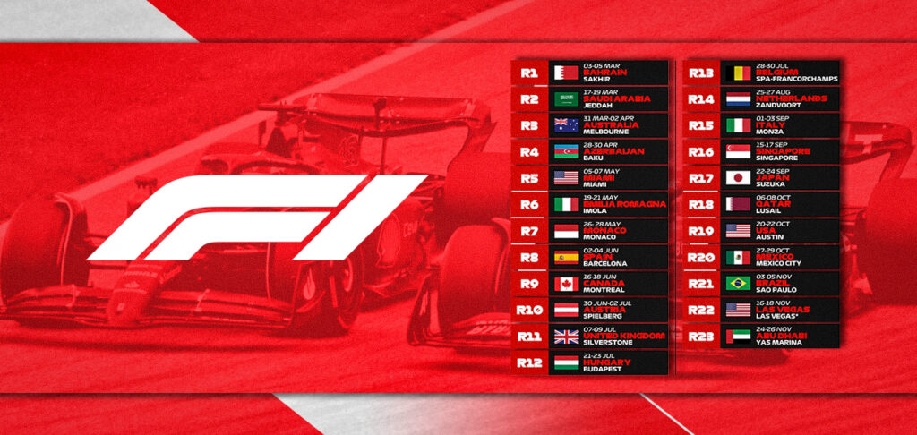 F1 confirms 2023 calendar - SportsKhabri