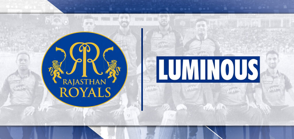 Luminous Power joins forces with Rajasthan Royals