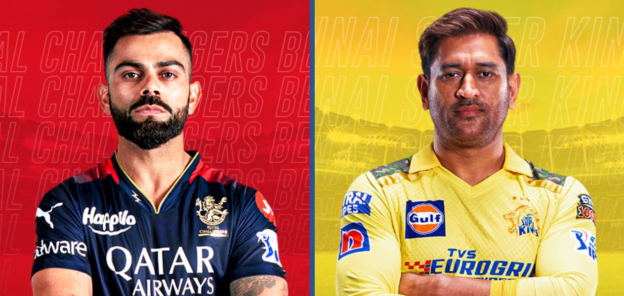 Royal Challengers Bangalore (RCB) vs Chennai Super Kings (CSK) | Indian ...