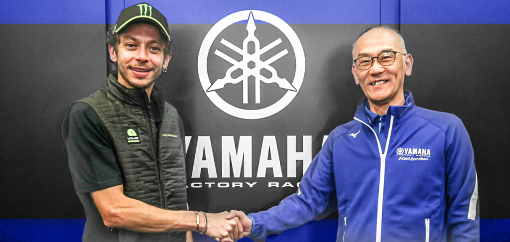 MotoGP: Yamaha Racing brings back Valentino Rossi as its new brand ambassador Yamaha Motor Co. Ltd has announced the signing of a multi-year partnership deal with nine-time MotoGP world champion Valentino Rossi, with the latter returning to the Japanese manufacturer as a brand ambassador. The Italian legend changed the fortunes of a struggling factory Yamaha team and registered four premier-class world championships during his two stints with the Japanese team. The Italian won all four of his championships during his first stint with Yamaha from 2004 to 2009. He came close on multiple occasions during his second stint from 2013 to the end of 2021 but that tenth world title always eluded him. During his time with the factory Yamaha team, Rossi claimed 56 wins and a staggering 142 podium finishes – becoming the marque's most successful rider in Grand Prix history. Since his retirement in 2021, Rossi has been plying his trades on a car racing campaign in the GT World Challenge Europe with WRT and also owns the VR46 Racing Team that competes in the MotoGP premier class. Although Rossi’s VR46 linked up with Ducati Racing for its debut season last year, however, with ongoing talks of a switch to Yamaha from 2024 onwards, this recent development between Rossi and Yamaha could be the first step towards a potential tie-up between VR46 and Yamaha in the near future. Interestingly, Yamaha and VR46 already have a partnership in place for the current season in the form of the Yamaha VR46 Master Camp Team in Moto2. Addressing the media on the announcement of Rossi's and company's new collaboration, Yamaha boss Lin Jarvis, said: “Of course, this is a great moment for Yamaha and it‘s also an emotional development for the fans, who I‘m sure miss Valentino‘s presence in MotoGP since he retired from his successful career.” He further said: “Valentino and his M1 shared a special bond. His arrival at Yamaha was the catalyst that completely changed our MotoGP racing programme to the point that Valentino and Yamaha almost became synonymous. “Together we achieved many wins, podiums, and four championships, and then there are also the moments behind the scenes: the hard work but also the fun parts and the shared passion for racing. “We always considered Valentino as ’family‘, and as soon as he expressed his desire to keep using Yamaha bikes and to become a Brand Ambassador, we went to work to make it happen. We are thrilled that Valentino is now officially our ambassador.”