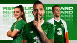 The Republic of Ireland National Football Team Sponsors Partners Suppliers collaborations jersey logos